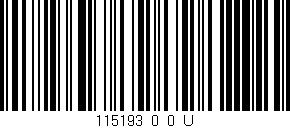 Código de barras (EAN, GTIN, SKU, ISBN): '115193_0_0_U'