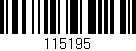 Código de barras (EAN, GTIN, SKU, ISBN): '115195'