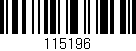 Código de barras (EAN, GTIN, SKU, ISBN): '115196'