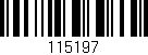 Código de barras (EAN, GTIN, SKU, ISBN): '115197'