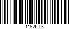 Código de barras (EAN, GTIN, SKU, ISBN): '11520.05'