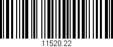 Código de barras (EAN, GTIN, SKU, ISBN): '11520.22'