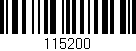 Código de barras (EAN, GTIN, SKU, ISBN): '115200'
