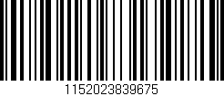 Código de barras (EAN, GTIN, SKU, ISBN): '1152023839675'