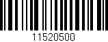Código de barras (EAN, GTIN, SKU, ISBN): '11520500'