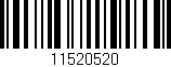 Código de barras (EAN, GTIN, SKU, ISBN): '11520520'