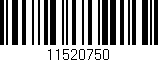 Código de barras (EAN, GTIN, SKU, ISBN): '11520750'