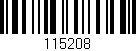 Código de barras (EAN, GTIN, SKU, ISBN): '115208'