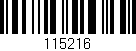 Código de barras (EAN, GTIN, SKU, ISBN): '115216'