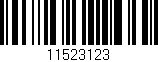 Código de barras (EAN, GTIN, SKU, ISBN): '11523123'