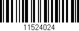 Código de barras (EAN, GTIN, SKU, ISBN): '11524024'