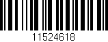 Código de barras (EAN, GTIN, SKU, ISBN): '11524618'