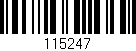 Código de barras (EAN, GTIN, SKU, ISBN): '115247'