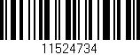 Código de barras (EAN, GTIN, SKU, ISBN): '11524734'
