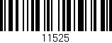 Código de barras (EAN, GTIN, SKU, ISBN): '11525'