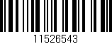 Código de barras (EAN, GTIN, SKU, ISBN): '11526543'