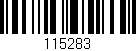 Código de barras (EAN, GTIN, SKU, ISBN): '115283'