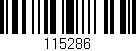Código de barras (EAN, GTIN, SKU, ISBN): '115286'