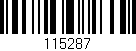 Código de barras (EAN, GTIN, SKU, ISBN): '115287'