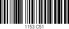Código de barras (EAN, GTIN, SKU, ISBN): '1153.C51'