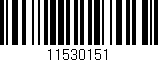 Código de barras (EAN, GTIN, SKU, ISBN): '11530151'