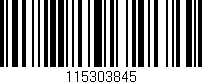 Código de barras (EAN, GTIN, SKU, ISBN): '115303845'