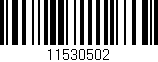 Código de barras (EAN, GTIN, SKU, ISBN): '11530502'