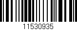 Código de barras (EAN, GTIN, SKU, ISBN): '11530935'