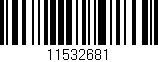 Código de barras (EAN, GTIN, SKU, ISBN): '11532681'
