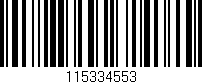 Código de barras (EAN, GTIN, SKU, ISBN): '115334553'