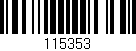 Código de barras (EAN, GTIN, SKU, ISBN): '115353'