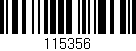 Código de barras (EAN, GTIN, SKU, ISBN): '115356'