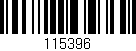 Código de barras (EAN, GTIN, SKU, ISBN): '115396'