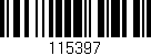 Código de barras (EAN, GTIN, SKU, ISBN): '115397'