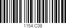 Código de barras (EAN, GTIN, SKU, ISBN): '1154.C39'