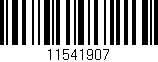 Código de barras (EAN, GTIN, SKU, ISBN): '11541907'