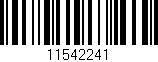 Código de barras (EAN, GTIN, SKU, ISBN): '11542241'