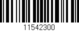 Código de barras (EAN, GTIN, SKU, ISBN): '11542300'