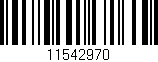 Código de barras (EAN, GTIN, SKU, ISBN): '11542970'