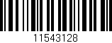 Código de barras (EAN, GTIN, SKU, ISBN): '11543128'