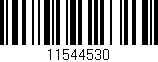 Código de barras (EAN, GTIN, SKU, ISBN): '11544530'