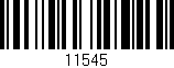 Código de barras (EAN, GTIN, SKU, ISBN): '11545'