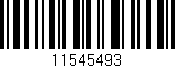 Código de barras (EAN, GTIN, SKU, ISBN): '11545493'