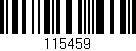 Código de barras (EAN, GTIN, SKU, ISBN): '115459'