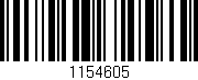 Código de barras (EAN, GTIN, SKU, ISBN): '1154605'
