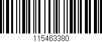 Código de barras (EAN, GTIN, SKU, ISBN): '115463380'