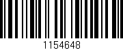 Código de barras (EAN, GTIN, SKU, ISBN): '1154648'
