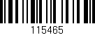 Código de barras (EAN, GTIN, SKU, ISBN): '115465'
