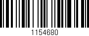 Código de barras (EAN, GTIN, SKU, ISBN): '1154680'