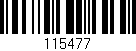 Código de barras (EAN, GTIN, SKU, ISBN): '115477'